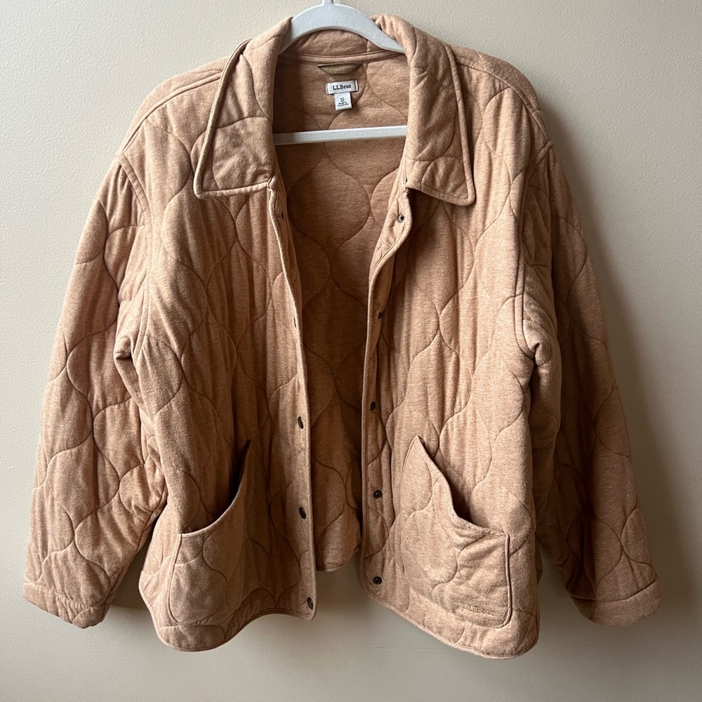L.L. Bean Quilted Knit Jacket